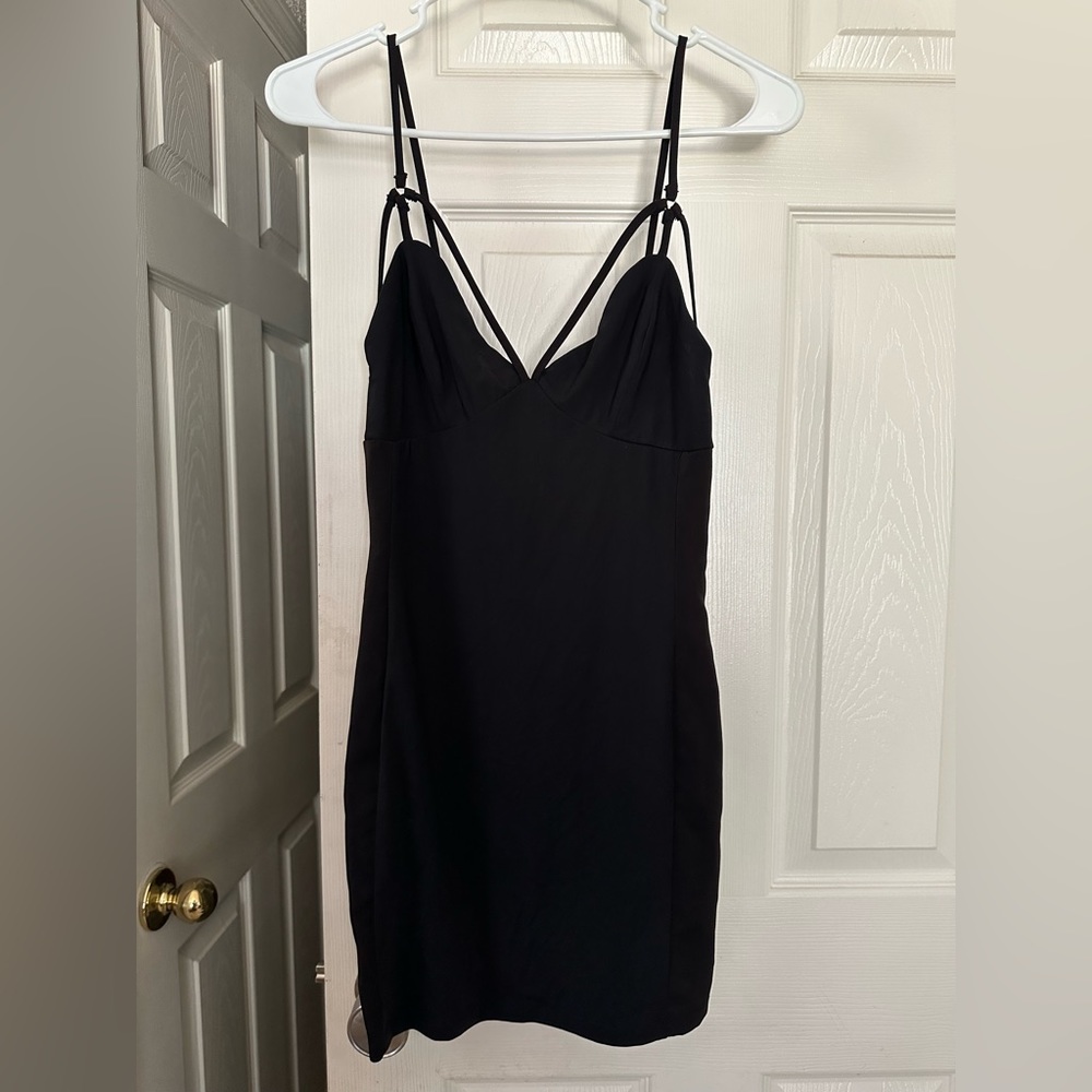 Cut out mini dress